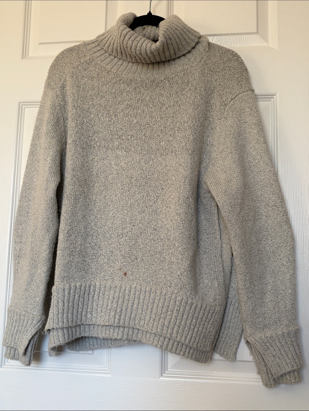 John + Jenn  Light Gray Turtleneck Sweater